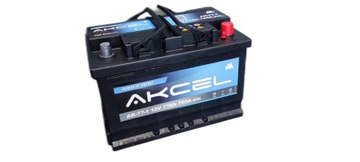 AKUMULATOR AKCEL 77AH, 780A