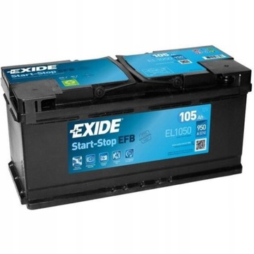 Akumulator EXIDE EFB 105Ah 950 P+