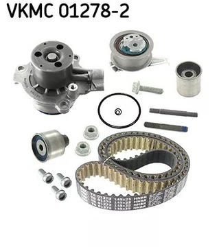 VKMC 01278-2 / SKF КОМПЛЕКТ ГРМ VW 1.6 TDI - 2.0 TDI