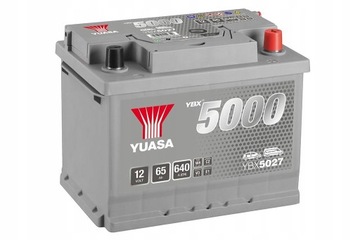 Akumulator YUASA Silver YBX5027 65Ah 640A P+ SMF
