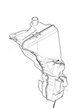 VOLVO XC60 II ZBIORNICZEK ZBIORNIK SPRYSKIWACZY