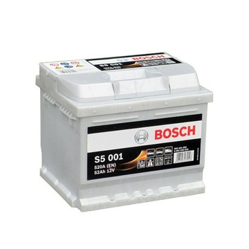 Akumulator 52 Ah BOSCH S5 S5001 0 092 S50 010