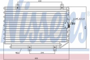 CHŁODNICA KLIMATYZACJI NISSENS 94816
