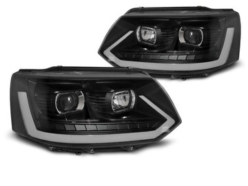 Лампи VW T5 10-15 LED Tube BLACK T6 look DRL LIFT