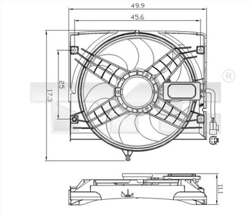 Вентилятор радіатора BMW 3