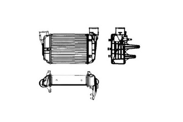 Интеркулер VW A4 1,8 T 01-NRF