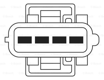 Лямбда-зонд Bosch CITROËN C2 1.6 VTS 122KM 90KW