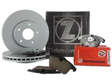 Zimmermann диски + передні колодки MERCEDES C W204