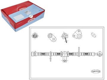 Гальмівний шланг ROVER 600 620 Sdi (RH)