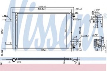 Skraplacz Nissens 940458 CITRO C4