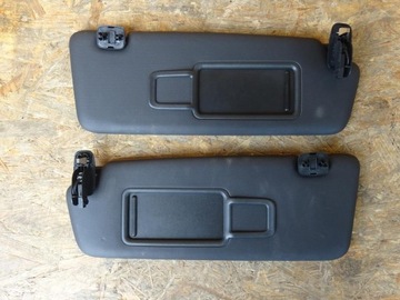 AUDI A4 B8 8K солнцезащитные козырьки черный правый левый комплект S-LINE