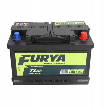 Akumulator FURYA 72Ah 600A 12V P+