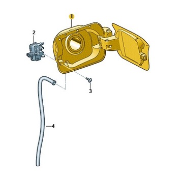 КРИШКА ПАЛИВНОГО БАКА З ЧАШКОЮ SEAT LEON III OE