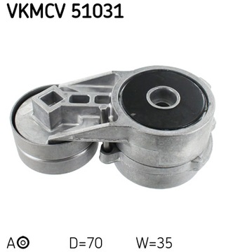 SKF багатожильний натягувач ременя VKMCV51031