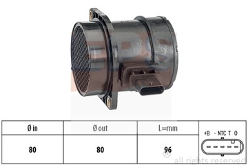 Przepływomierz masowy powietrza EPS 1.991.376
