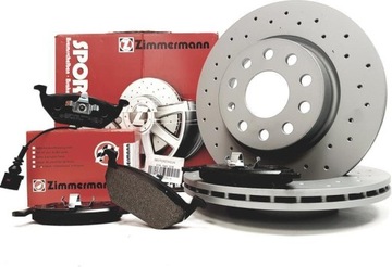 Zimmermann спорт диски + колодки P AUDI A3 8P 280mm