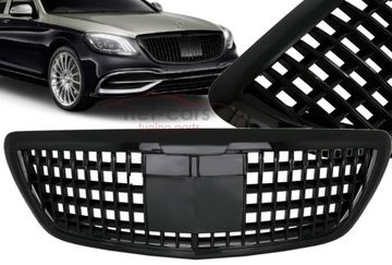 Решетка бампера MERCEDES S W222 63 65 AMG B VERTICAL