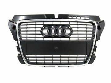 Решітка радіатора Audi A3 8P LIFT 2008r-2012r матова