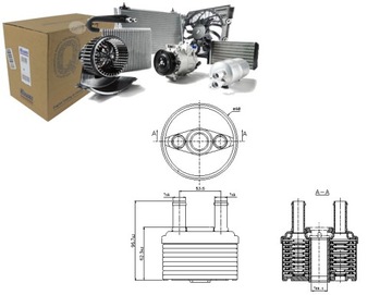 Масляный радиатор автомата AUDI A3 1.6 (8P1)
