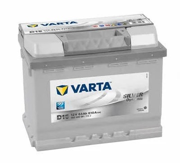 Akumulator Varta Silver Dynamic 12V 63AH 610A R+