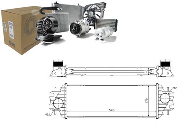 INTERCOOLER NISSAN PRIMASTAR OPEL VIVARO A RENAULT