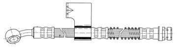 ГНУЧКИЙ ГАЛЬМІВНИЙ ШЛАНГ HYUNDAI ACCENT 94-00 PP