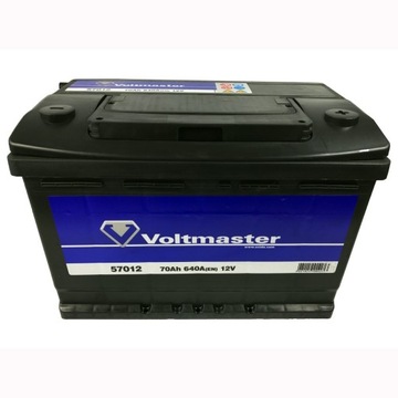 AKUMULATOR VOLTMASTER 57012 12V 70Ah 640A P+