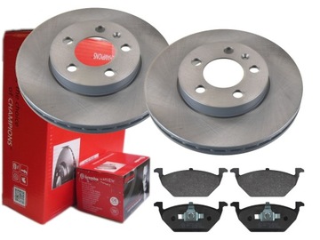 TARCZE KLOCKI BREMBO PRZÓD VW POLO AW1 256MM