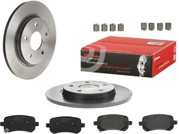 BREMBO TARCZE+KLOCKI TYŁ CHRYSLER VOYAGER V 305MM