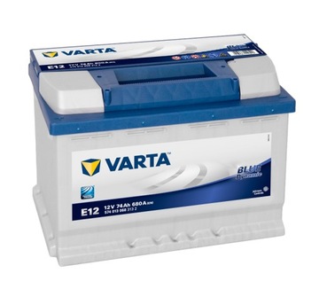 Аккумулятор 12V 74ah 680a L+ Varta Blue E12