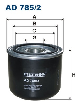 Filtron AD 785/2 картридж осушителя воздуха, instal