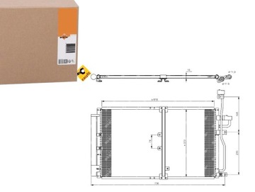 КОНДЕНСАТОР РАДІАТОР КОНДИЦІОНЕРА NRF 20759648 4803