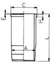 TULEJA CYLINDRA DEUTZ /KS/ 89443110 KOLBENSCHMIDT