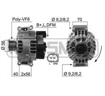 ERA Alternator MESSMER SEAT,SKODA,VW,AUDI