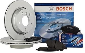 Bosch диски + колодки AUDI A4 VW PASSAT B5 спереду