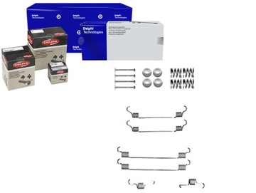МОНТАЖНИЙ КОМПЛЕКТ ГАЛЬМІВНИХ КОЛОДОК [DELPHI HAM]