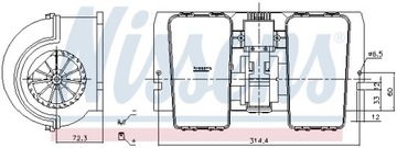 Воздуходувка NISSENS NIS 87716