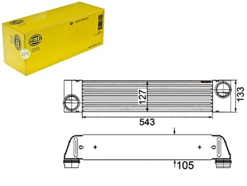 Інтеркулер BMW 5 60 61 6 E64 7 E65 66 HELLA