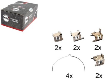 Монтажний комплект гальмівних колодок [A. B. S.]