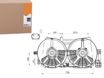 Вентилятор радіатора RENAULT LAGUNA і 3.0 24V (B56