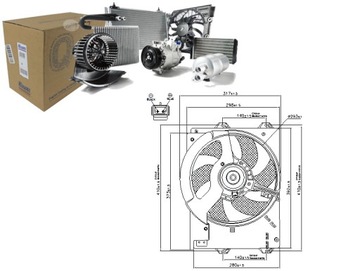 NISSENS ВЕНТИЛЯТОР РАДІАТОРА (З КОРПУСОМ) MG MG ZR