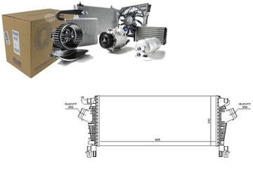 INTERCOOLER OPEL ASTRA J ASTRA J GTC CASCADA INSIG