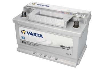 Аккумулятор Varta 74ah 750A 12V Silver Dynamic