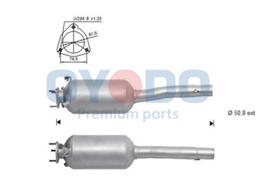 Oyodo 20n0074-Oyo фільтр сажі / фільтр твердих частинок