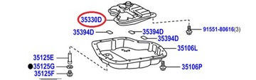 ФІЛЬТР КОРОБКИ ПЕРЕДАЧ 35330-12050 / САЛОН TOYOTA