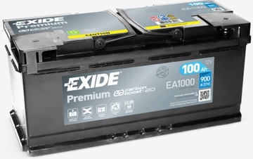 АКУМУЛЯТОРНА БАТАРЕЯ EXIDE PREMIUM 100AH 900A 100 AH EA1000