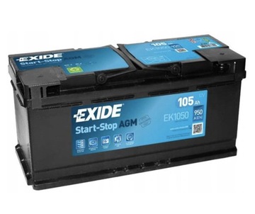 Батарея EXIDE Start-stop AGM 105AH 950A EK1050