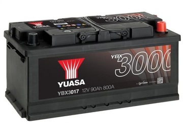 Акумулятор Yuasa YBX3000 SMF 12V 90AH 800A (EN) R+