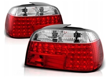 Задние лампы комплект светодиодов красный белый BMW 7 e38 1994 -