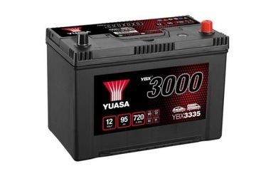 Akumulator YUASA 12V 95AH 720A YBX3335 JAP P+